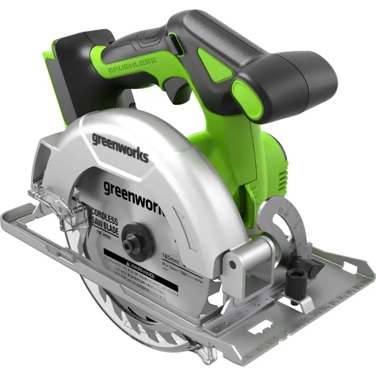 Аккумуляторная дисковая пила GreenWorks GD24CS165 1501607