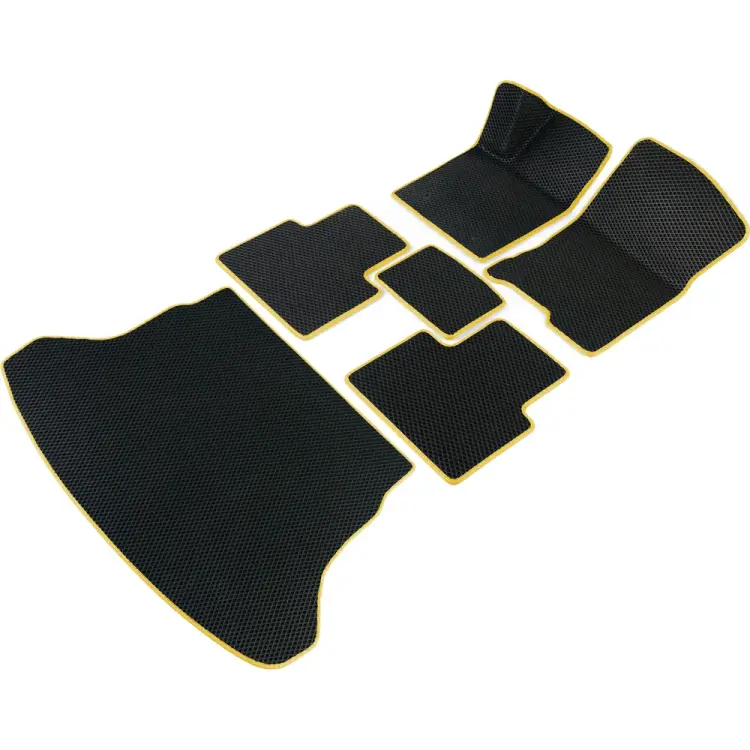 Коврики в салон и багажник для Great Wall Hover (H3, H5) 2010 - 2016 (Грейт Вол Ховер Н3 Н5) Vicecar SBDL15001R-желтый