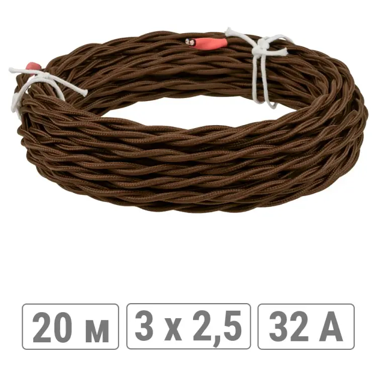 Витой ретро провод TDM ELECTRIC Эко SQ2801-0224