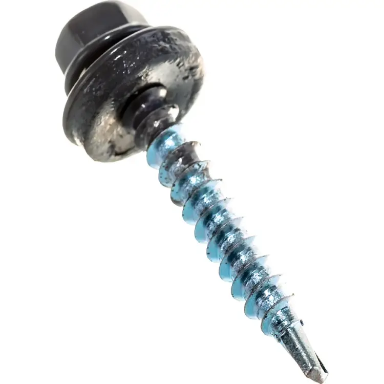 Кровельный саморез крепежная техника 4,8/35 RAL7024 серый графит (250 шт.) 420370