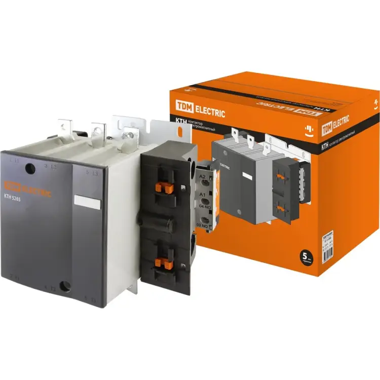 Контактор TDM ELECTRIC КТН-5265 265А 230В/АС3 SQ0710-0009