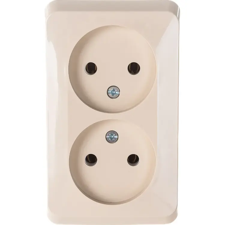 Двухместная розетка Systeme Electric Этюд PA16-005K