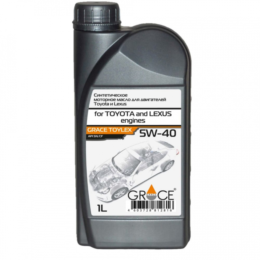 Моторное синтетическое масло GRACE LUBRICANTS Toylex 5w-40