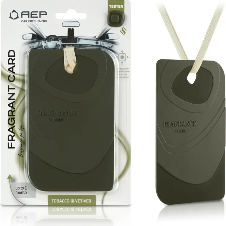 Ароматизатор АЕР FRAGRANT CARD Tobacco & Vetiver А 6310