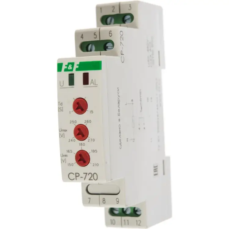 Реле напряжения Евроавтоматика F&F CP-720 EA04.009.002