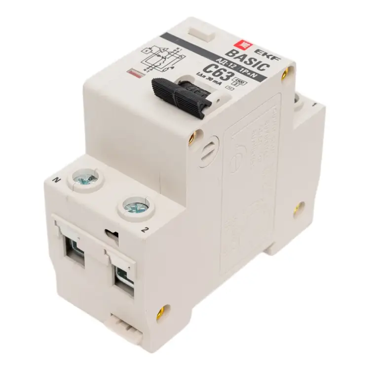Электронный дифференциальный автомат EKF Basic АД-12 DA12-63-30-bas