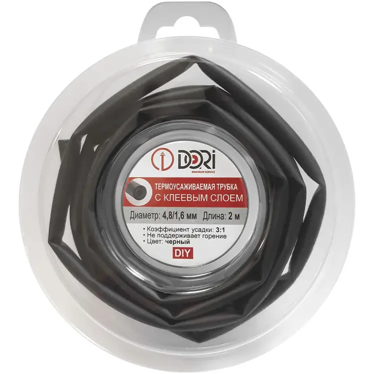 Термоусадочная трубка DORI ТТК 4,8/1,6 49579