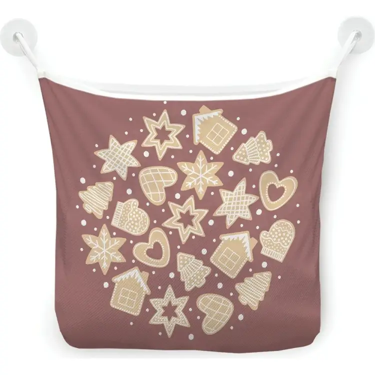 Настенная сетка-органайзер для ванной для игрушек JOYARTY Праздничные печенья tgb_380809