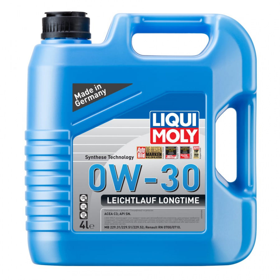 НС-синтетическое моторное масло LIQUI MOLY Leichtlauf Longtime 0W-30 SN C3