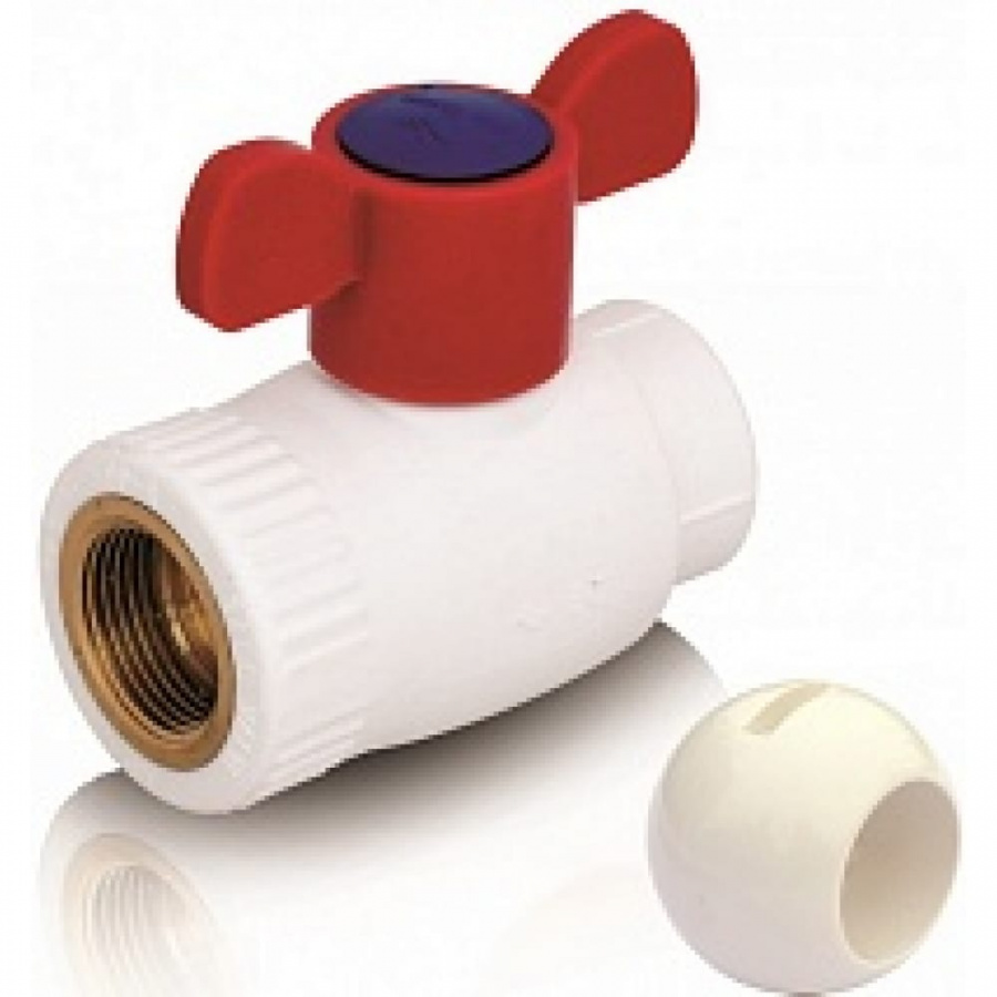 Шаровый кран Blue Ocean PPRF/BV-HW-2B/PPR(W)-25х3/4" FT