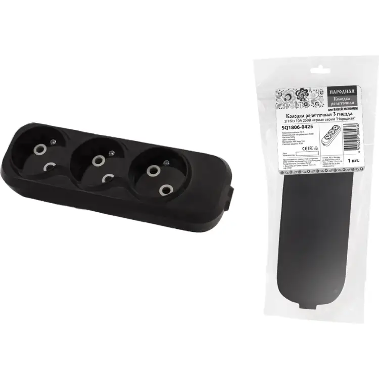 Розеточная колодка TDM ELECTRIC Народная SQ1806-0425