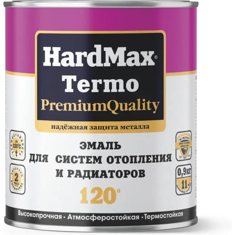 Эмаль для систем отопления и радиаторов HardMax TERMO 4690417070138
