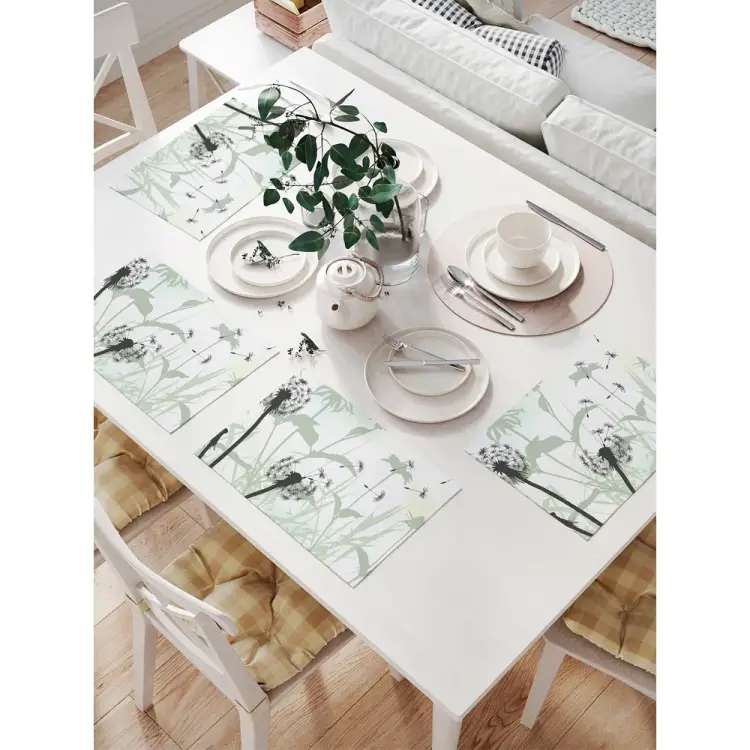 Комплект тканевых салфеток для сервировки стола JOYARTY np_4397