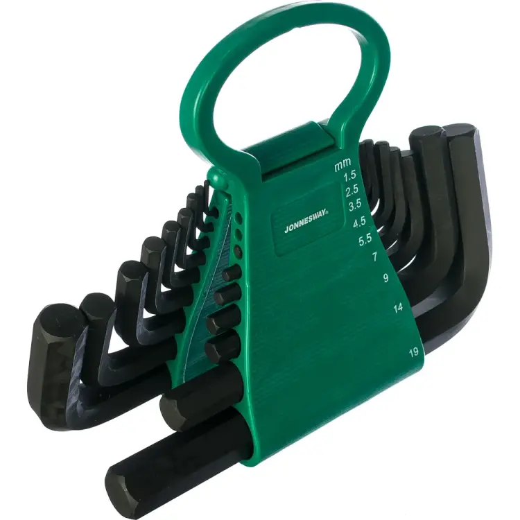 Комплект шестигранников Jonnesway H01MH118S