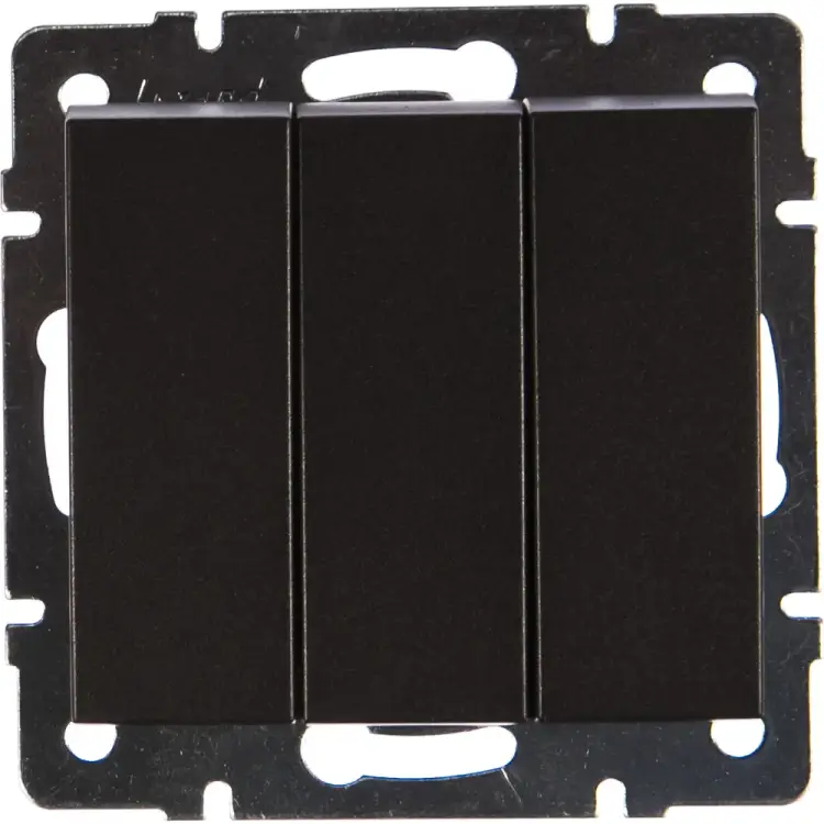 Тройной выключатель Lezard RAIN 703-4188-109