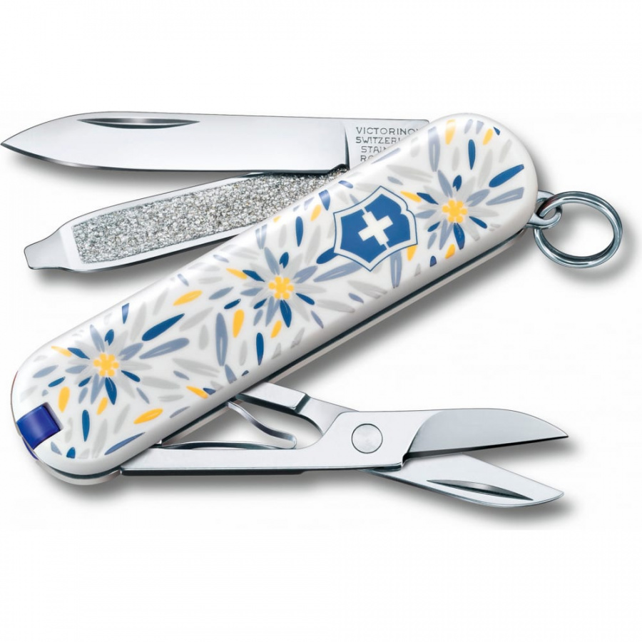 Нож-брелок Victorinox Classic Alpine Edelweiss