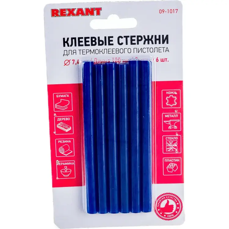 Клеевые стержни REXANT 09-1017 Клеевые стержни REXANT 09-1017