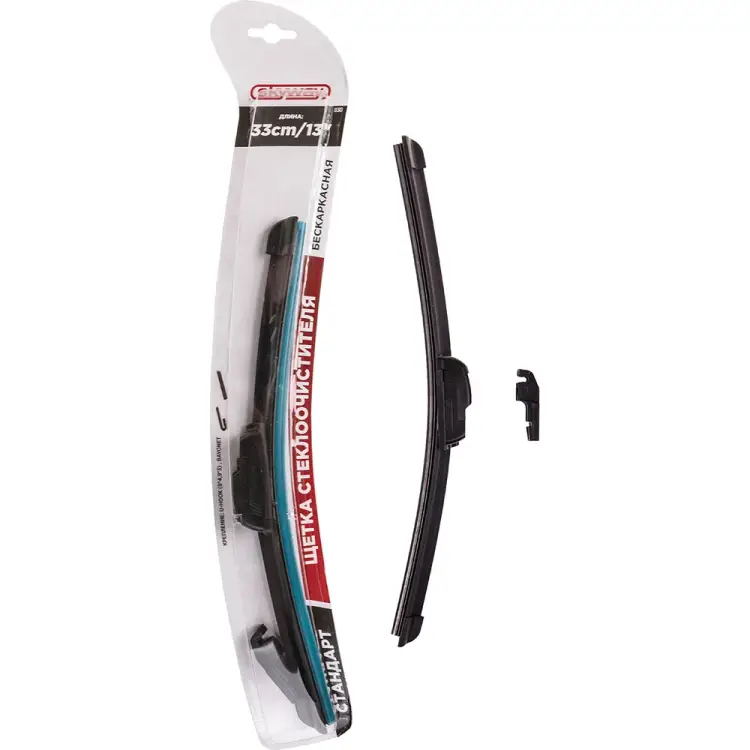 Бескаркасная щетка стеклоочистителя SKYWAY S02701030
