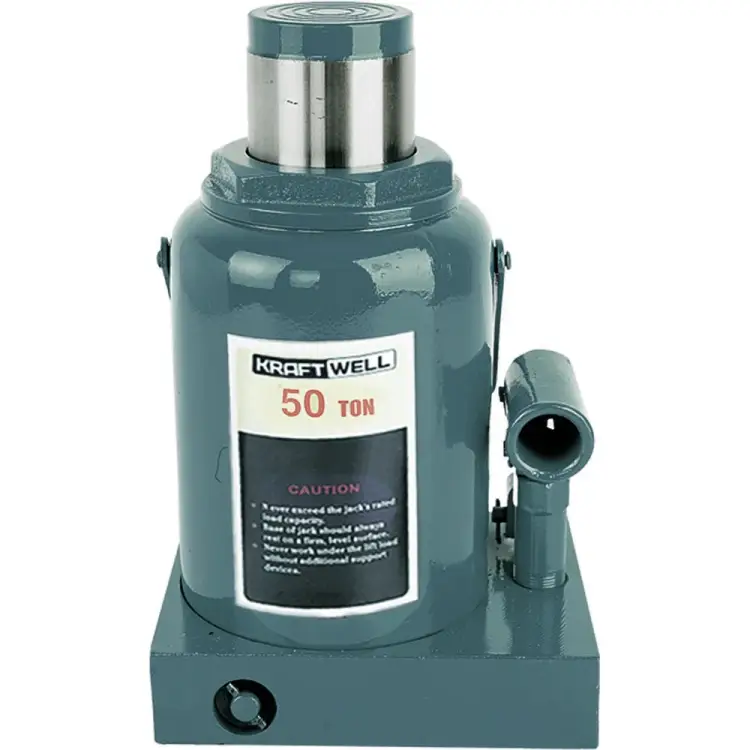 Бутылочный домкрат KraftWell KRWBJ50