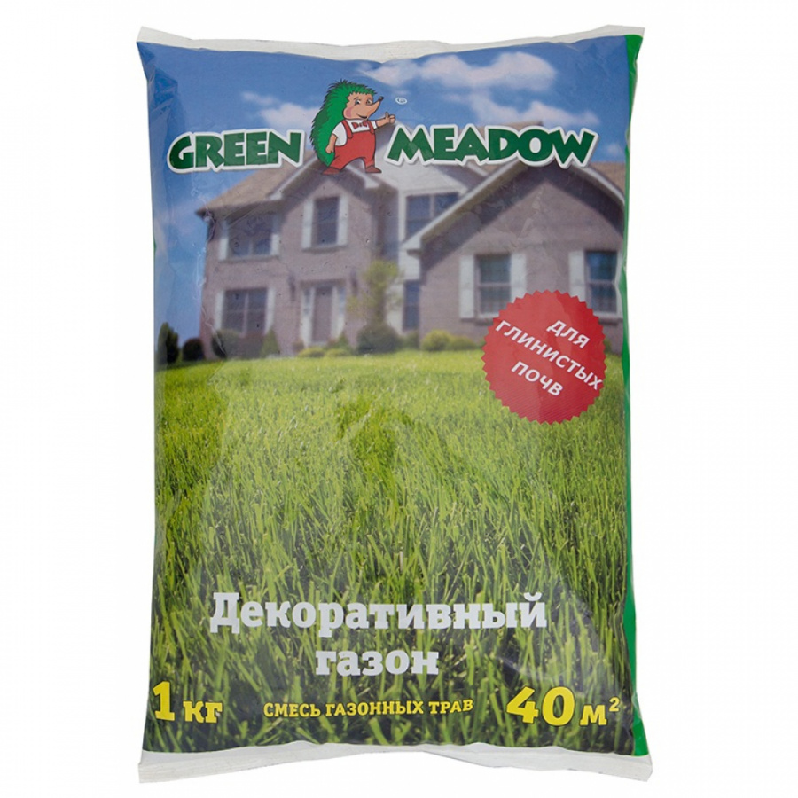 Семена газона для глинистых почв GREEN MEADOW Декоративный газон