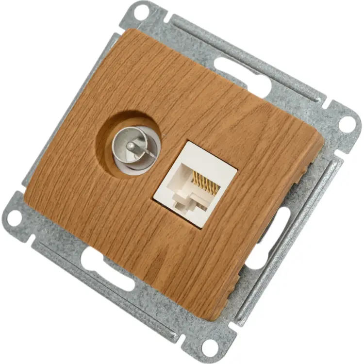 Двойная розетка Systeme Electric Glossa GSL000589