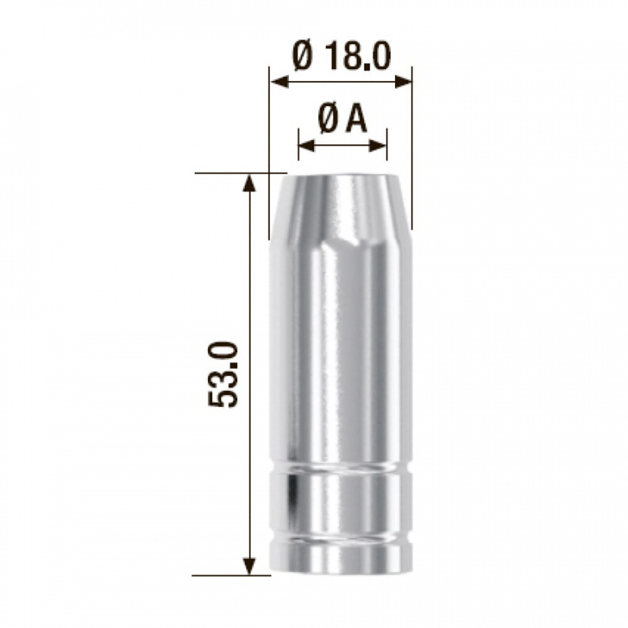 Газовое сопло для FB 150 FUBAG FB150.N.16.0