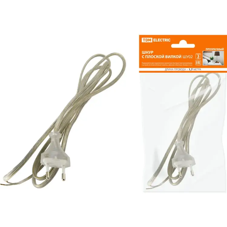 Шнур TDM ELECTRIC ШУ02 SQ1305-0014 Шнур TDM ELECTRIC ШУ02 SQ1305-0014