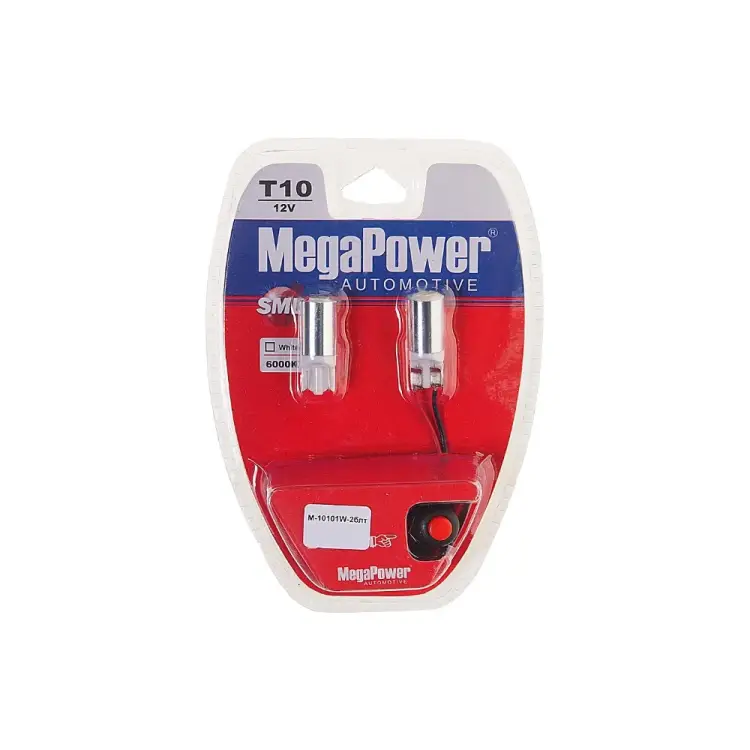 Автолампа Megapower M-10101W-2блт