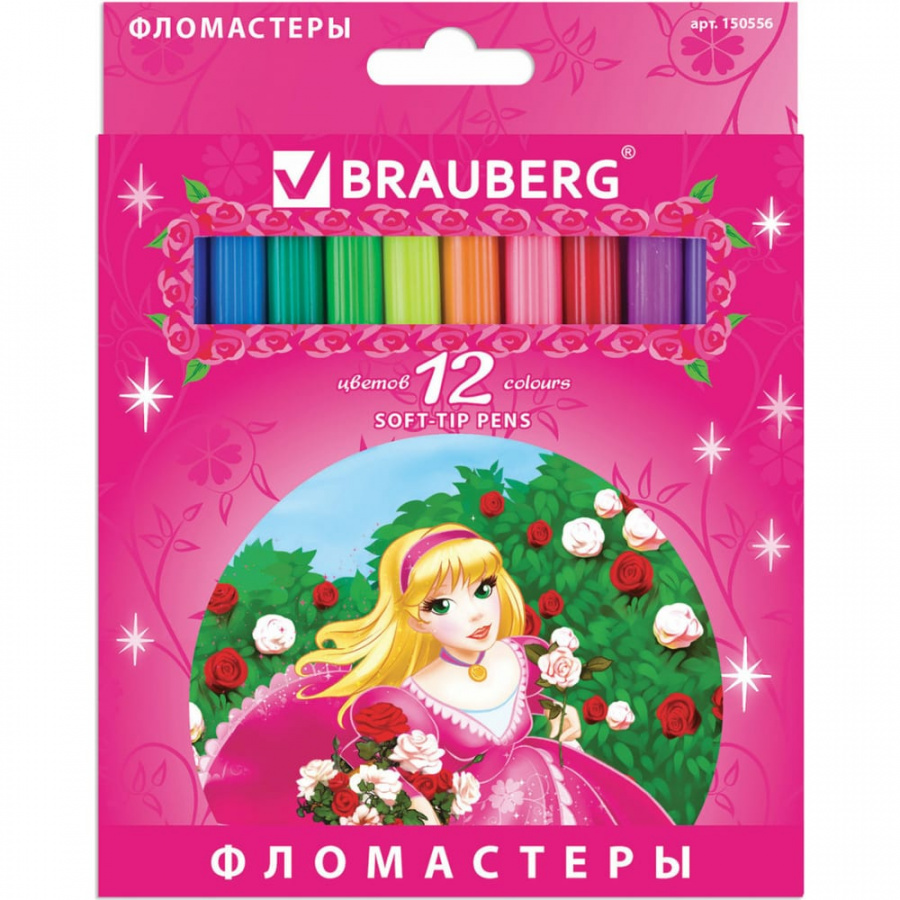 Фломастеры BRAUBERG Rose Angel