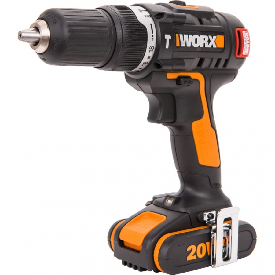 Ударная аккумуляторная дрель-шуруповерт WORX WX367.1