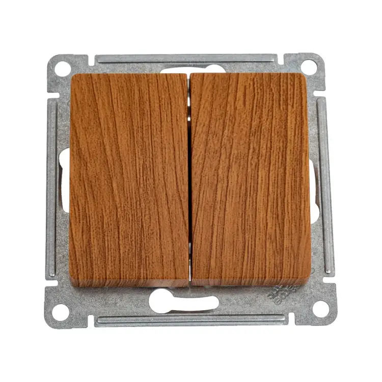 Двухклавишный выключатель Systeme Electric GLOSSA GSL000551