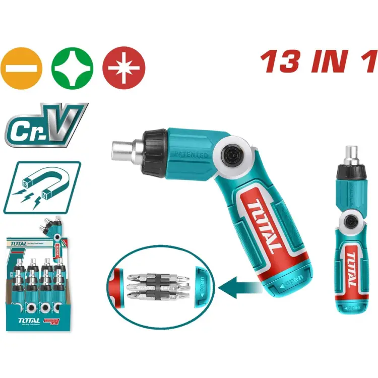 Реверсивная отвертка TOTAL TACSD30136