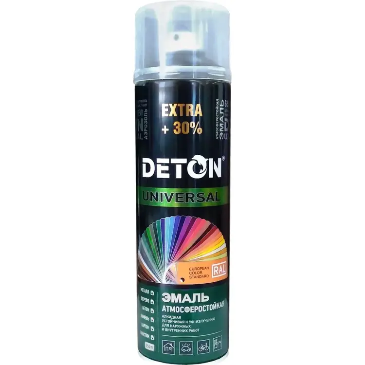 Атмосферостойкая алкидная эмаль Deton DTN-A07577