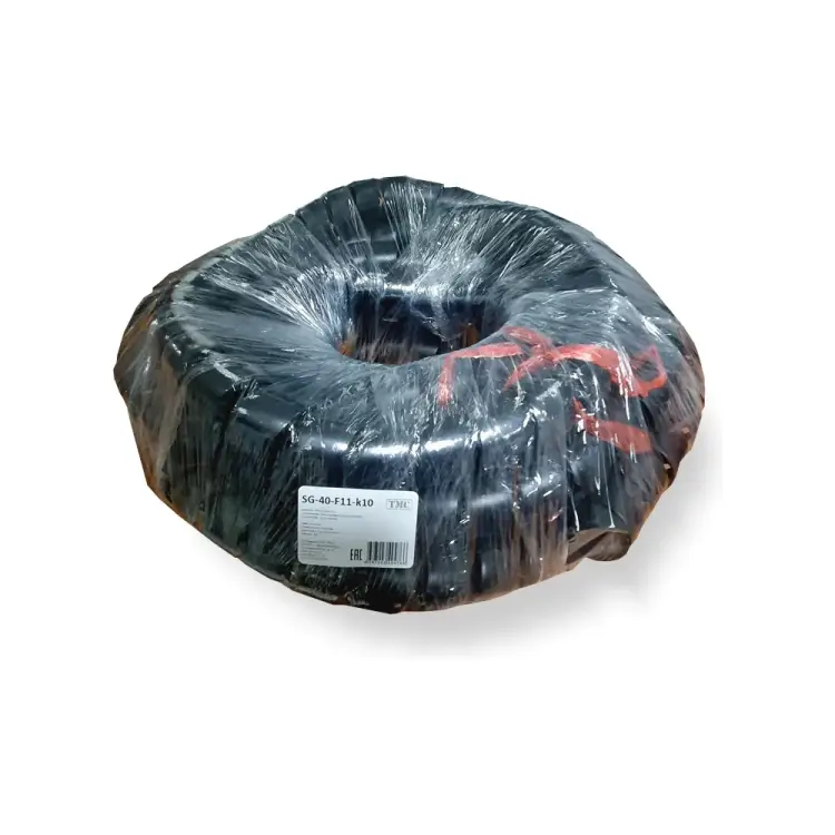 Спиральная пластиковая защита PARLMU SG-40-F11-k10, полипропилен, размер 40, плоская поверхность, цвет черный, длина 10 м PR0101000-10