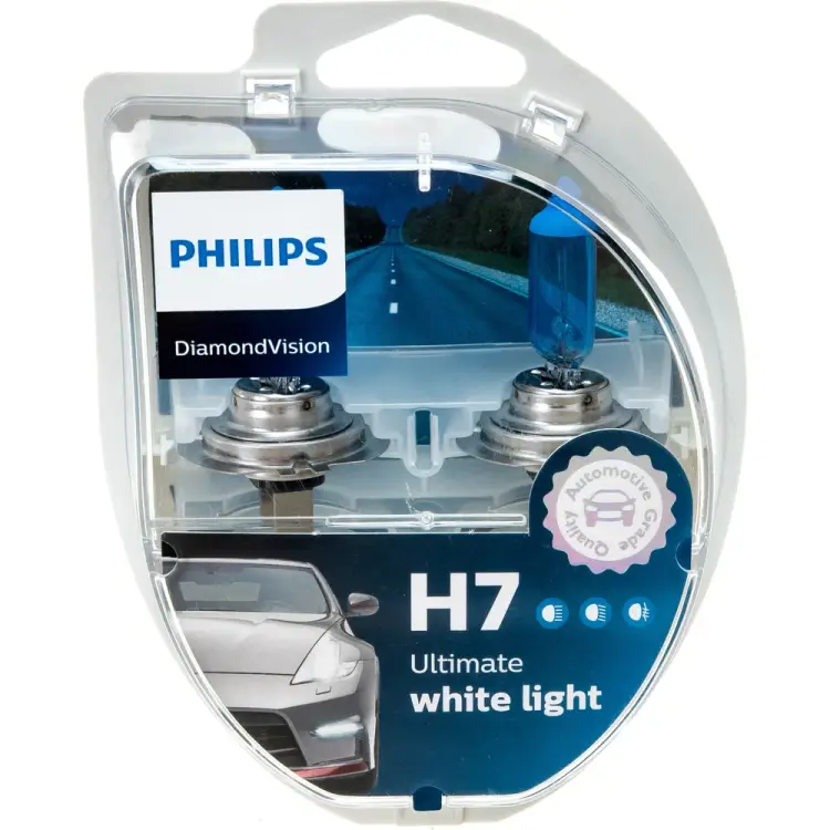 Автолампа PHILIPS H7 55 PX26d DIAMOND VISION 5000K 12V /1/5/30 HIT P-12972DV2 Автолампа PHILIPS H7 55 PX26d DIAMOND VISION 5000K 12V /1/5/30 HIT P-12972DV2