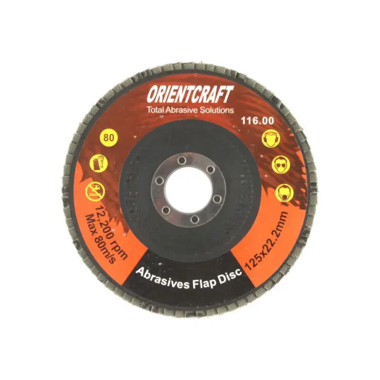 Торцевой лепестковый диск по металлу Orientcraft OCF1252280