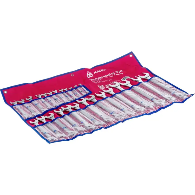 Набор комбинированных ключей МАСТАК 0211-26P Набор комбинированных ключей МАСТАК 0211-26P