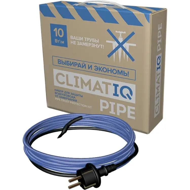 Саморегулирующийся комплект для защиты водопровода от замерзания IQWATT CLIMATIQ PIPE 206411 Саморегулирующийся комплект для защиты водопровода от замерзания IQWATT CLIMATIQ PIPE 206411