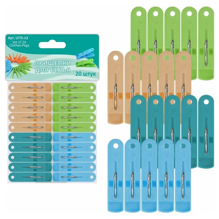 Прищепки для белья МУЛЬТИДОМ LF75-13