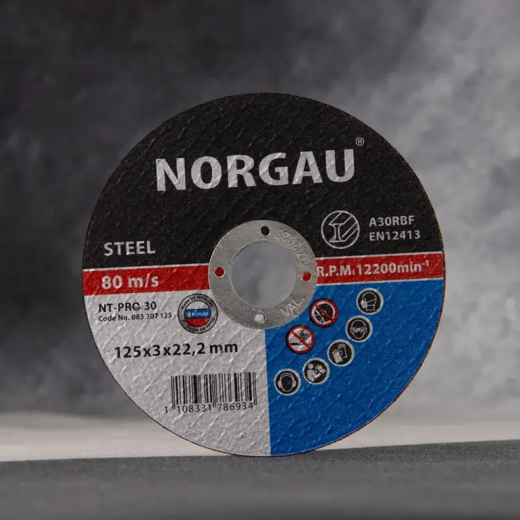 Диск отрезной по стали NORGAU NT-PRO30 083307125 Диск отрезной по стали NORGAU NT-PRO30 083307125