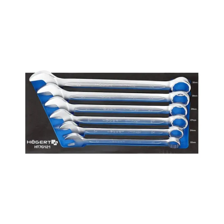 Набор комбинированных ключей HOEGERT TECHNIK HT7G121 Набор комбинированных ключей HOEGERT TECHNIK HT7G121