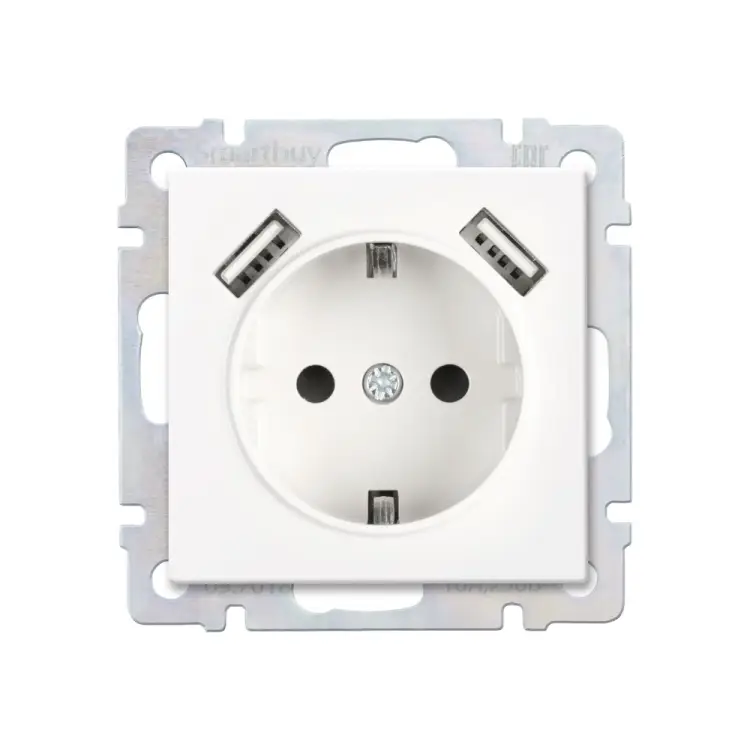 Розетка Smartbuy Нептун SBE-05w-16-S1-USB