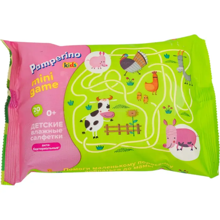 Влажные очищающие салфетки Pamperino PAMPERINO PA-30020