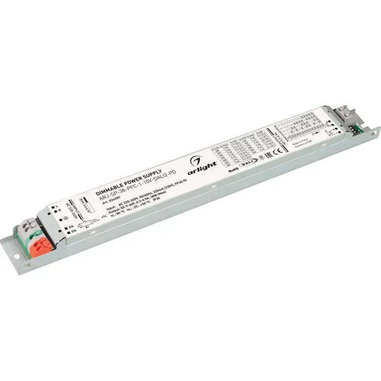 Блок питания Arlight ARJ-SP-38-PFC-1-10V-DALI2-PD 036287 Блок питания Arlight ARJ-SP-38-PFC-1-10V-DALI2-PD 036287