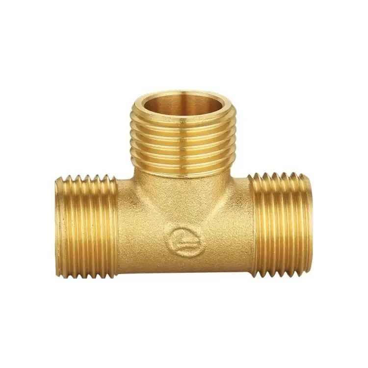 Резьбовой латунный тройник DOUBLE-LIN LL6135B (1")