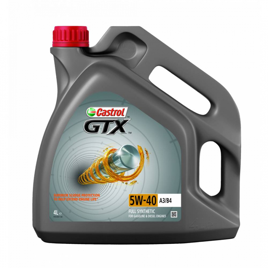 Синтетическое моторное масло Castrol GTX 5W40 А3/В4