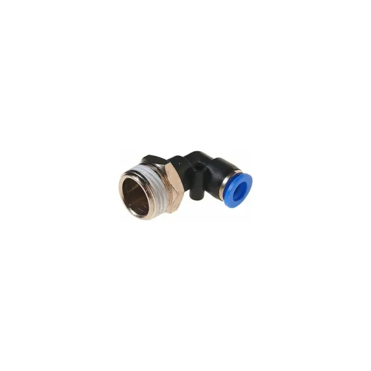 Угловой фитинг для пластиковых трубок Rockforce RF-SPL08-04(2291)