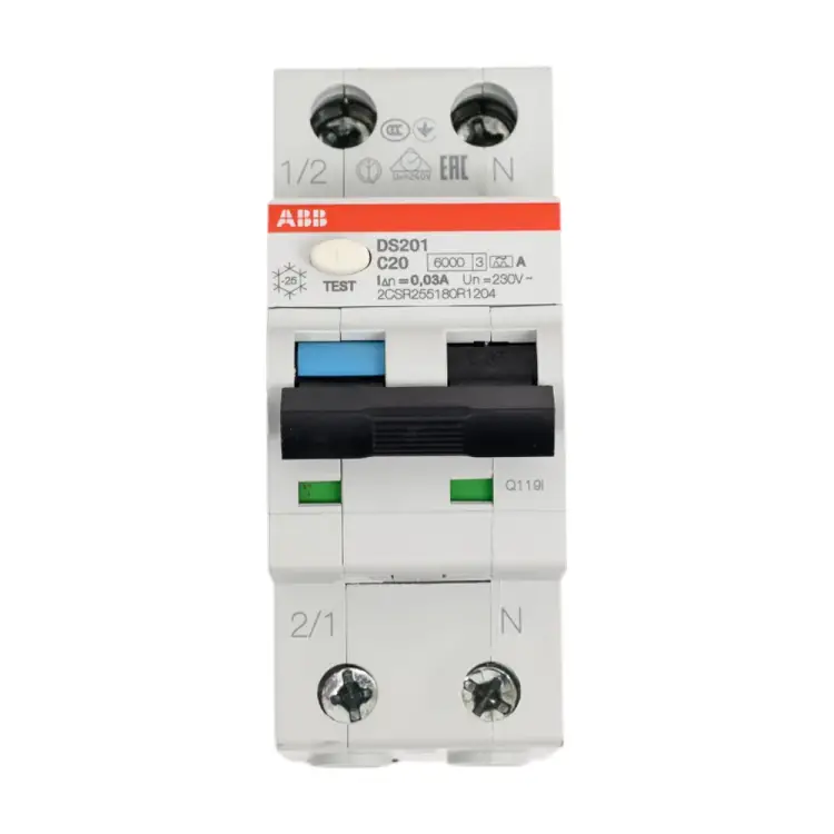 Автоматический выключатель дифференциального тока ABB DS201 2CSR255180R1204