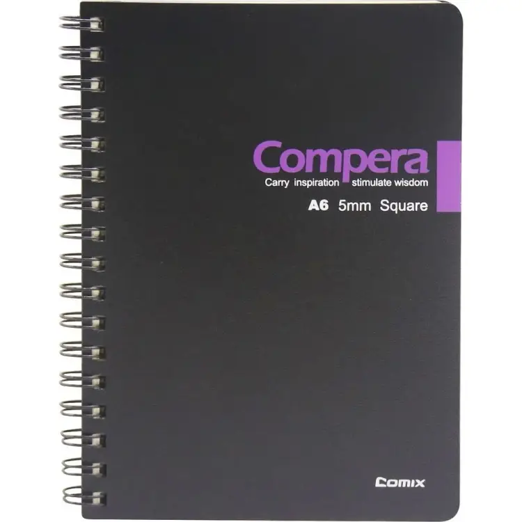 Блокнот COMIX Compera Bond CPA6807 BLK/PU