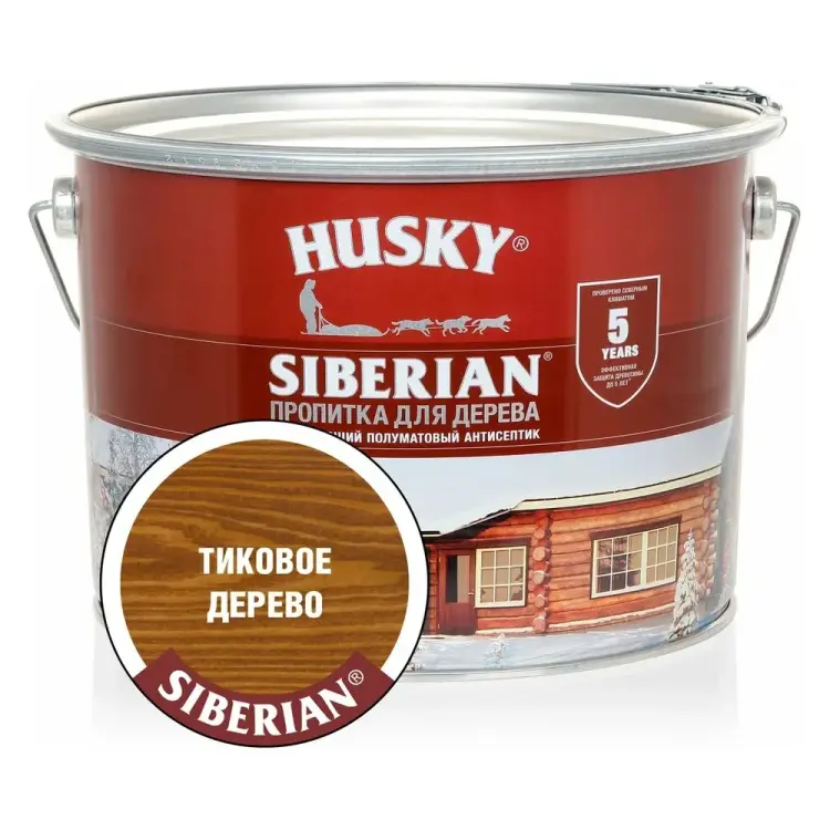 Декоративная пропитка-антисептик для дерева HUSKY SIBERIAN 28839